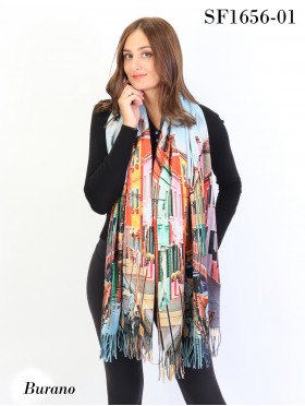 Oil Painting Design Fashion Scarf